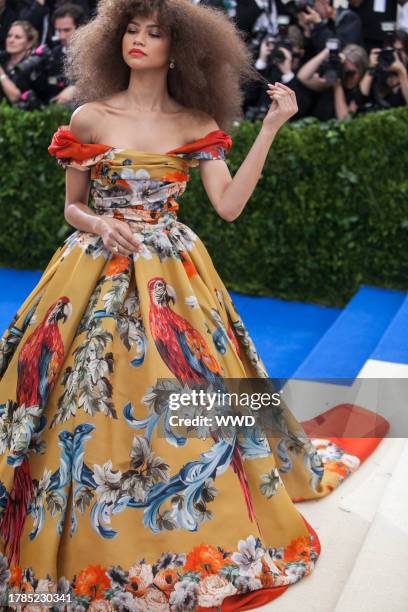 Zendaya, Red carpet arrivals at the 2017 Met Gala: Rei Kawakubo/Comme des Garcons, May 1st, 2017.