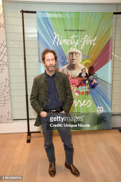 Tim Blake Nelson attends the screening and Q&A For "Ninety-Five Senses" at UTA on November 09, 2023 in Beverly Hills, California.