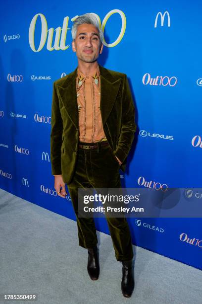 Tan France attends The Out100 Party 2023 at NeueHouse Hollywood on November 09, 2023 in Hollywood, California.