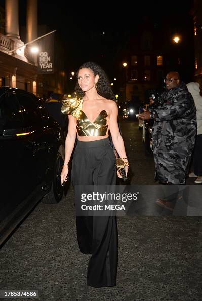 Vick Hope is seen Leaving The GQ Men Of The Year on November 16, 2023 ...