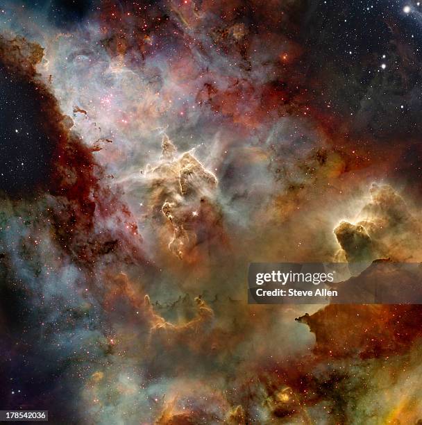 deep space nebula - helium stockfoto's en -beelden