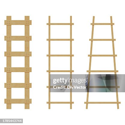 Aerial Ladder Vector Ladders Vector Set High-Res Vector Graphic - Getty Images