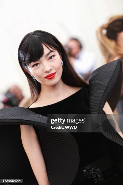 Red carpet arrivals at the 2017 Met Gala: Rei Kawakubo/Comme des Garcons, May 1st, 2017.