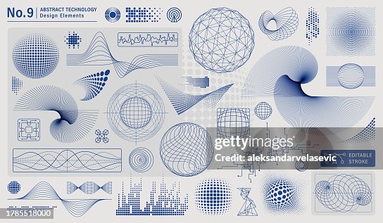 Abstract Technology Design Elements Abstract Technology Design Elements
