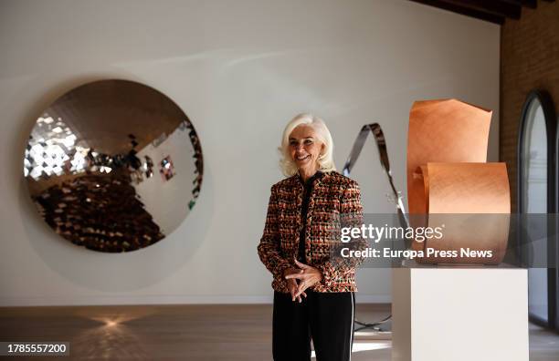 The promoter and patron of the exhibition, Hortensia Herrero, during the inauguration of the Hortensia Herrero Art Center , located inside the former...
