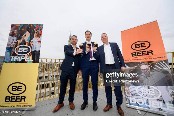 Launch of a new generic promotional campaign on Belgian beer in honor of Prime Minister Alexander De Croo - In 2014, Belgian Brewers and the Flemish...