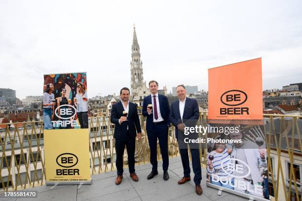 Launch of a new generic promotional campaign on Belgian beer in honor of Prime Minister Alexander De Croo - In 2014, Belgian Brewers and the Flemish...