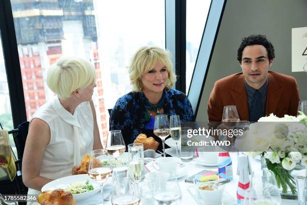 Joanna Coles, Jennifer Saunders, Zac Posen