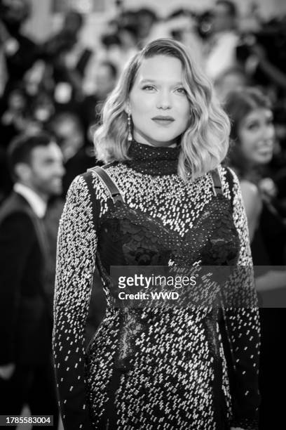 Lea Seydoux, Red carpet arrivals at the 2017 Met Gala: Rei Kawakubo/Comme des Garcons, May 1st, 2017.