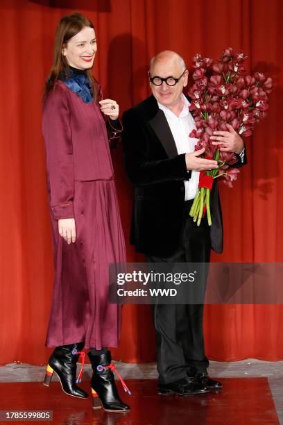 Roksanda Ilincic on the catwalk