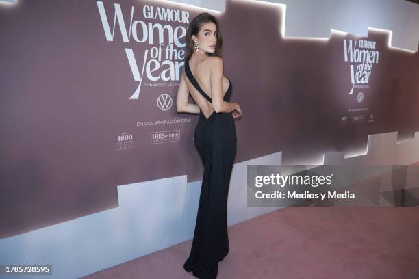 Danielle Maron poses for a photo during a Red Carpet of 2023 Women of the Year, of Glamour Magazine at Hotel St. Regis on November 9, 2023 in Mexico...