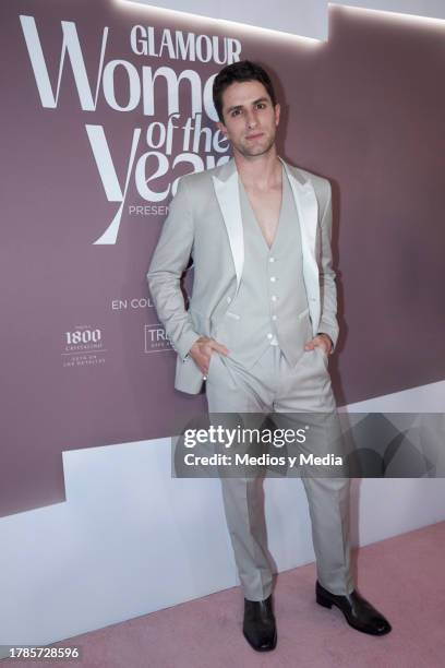 Darío Yazbek poses for a photo during a Red Carpet of 2023 Women of the Year, of Glamour Magazine at Hotel St. Regis on November 9, 2023 in Mexico...
