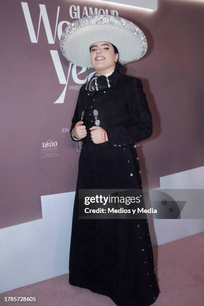 Camila Fernandez poses for a photo during a Red Carpet of 2023 Women of the Year, of Glamour Magazine at Hotel St. Regis on November 9, 2023 in...