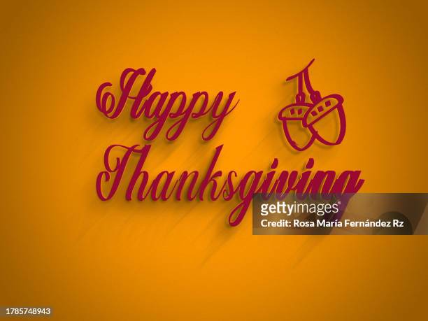 3d thanksgiving day background. greeting card, flyers, posters and invitación - invitación stock pictures, royalty-free photos & images