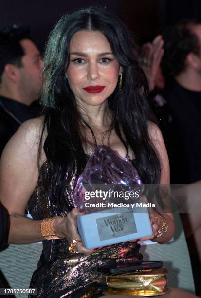 Denisse Guerrero poses for a photo during the ceremony 2023 Women of the Year, of Glamour Magazine at Hotel St. Regis on November 9, 2023 in Mexico...