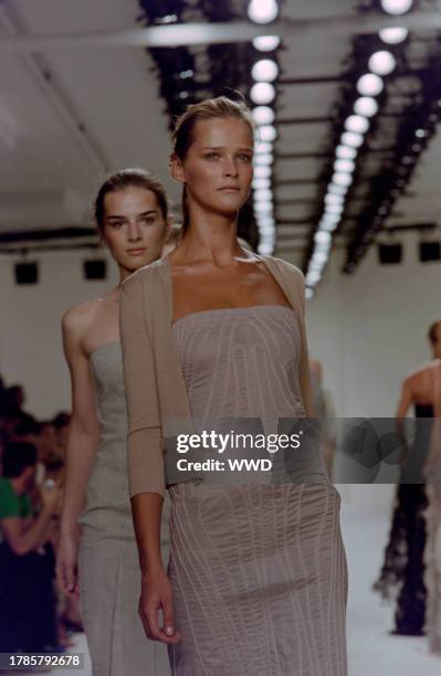 This is the first collection designed by Francisco Costa following Calvin Klein's departure from his eponymous label in the fall of 2003. Model...