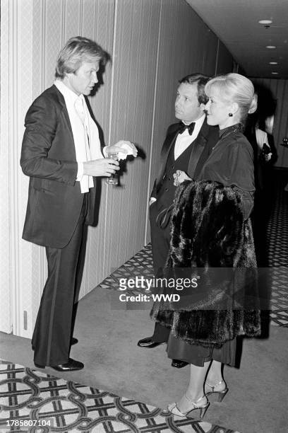 Jon Voight, Mike Ovitz, and Judy Ovitz attend an event in Hollywood, California, on December 9, 1981.