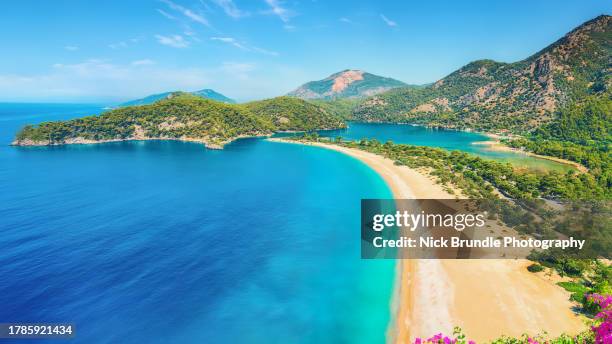 olu deniz, turkey - ölüdeniz stock pictures, royalty-free photos & images