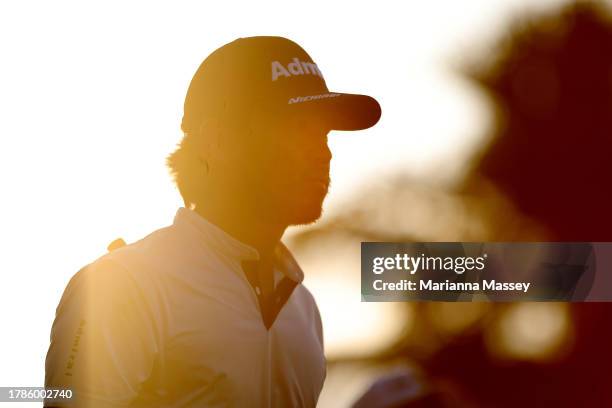 Satoshi Kodaira of Japan walks off the third tee during the second round of the Butterfield Bermuda Championship at Port Royal Golf Course on...