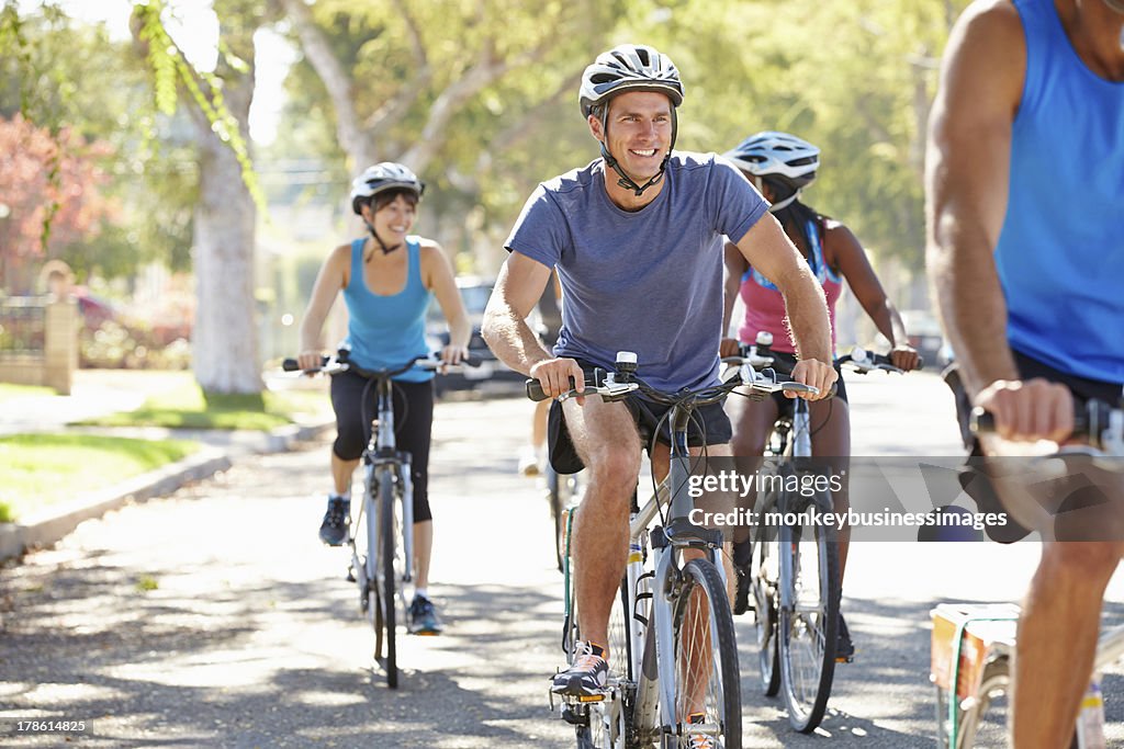 Image Cycle A Group Of Cyclists Riding Outdoors High-Res Stock Photo - Getty Images