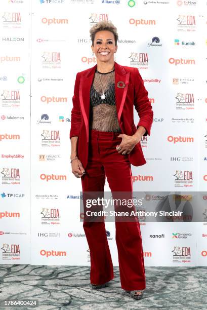 Dame Kelly Holmes attends the European Diversity Awards 2023 at Intercontinental Hotel on November 10, 2023 in London, England.