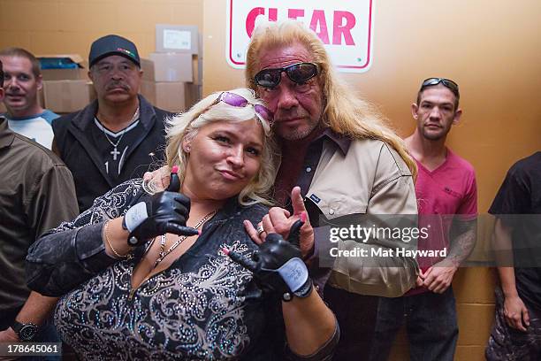 Duane 'Dog' Chapman and Beth Chapman attend the Snoop Lion concert at The Showbox Sodo on August 29, 2013 in Seattle, Washington.