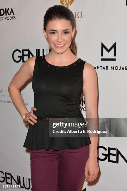 Actress Daniela Bobadilla arrives to Genlux Magazine's Issue Release party featuring Erika Christensen at The Sofitel Hotel on August 29, 2013 in Los...