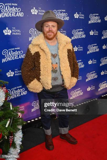 Leigh Francis aka Keith Lemon attends the opening night of Winter Wonderland at Hyde Park on November 16, 2023 in London, England.