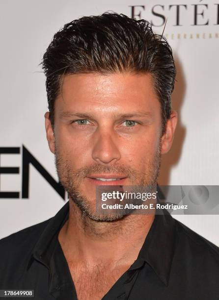 Actor Greg Vaughan arrives to Genlux Magazine's Issue Release party featuring Erika Christensen at The Sofitel Hotel on August 29, 2013 in Los...