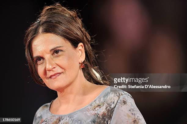 Director Emma Dante attends 'Via Castellana Bandiera' Premiere during the 70th Venice International Film Festival at Sala Grande on August 29, 2013...