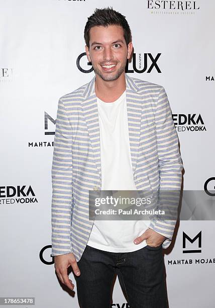 Stylist Daniel Musto attends the Genlux Magazine release party at Sofitel Hotel on August 29, 2013 in Los Angeles, California.