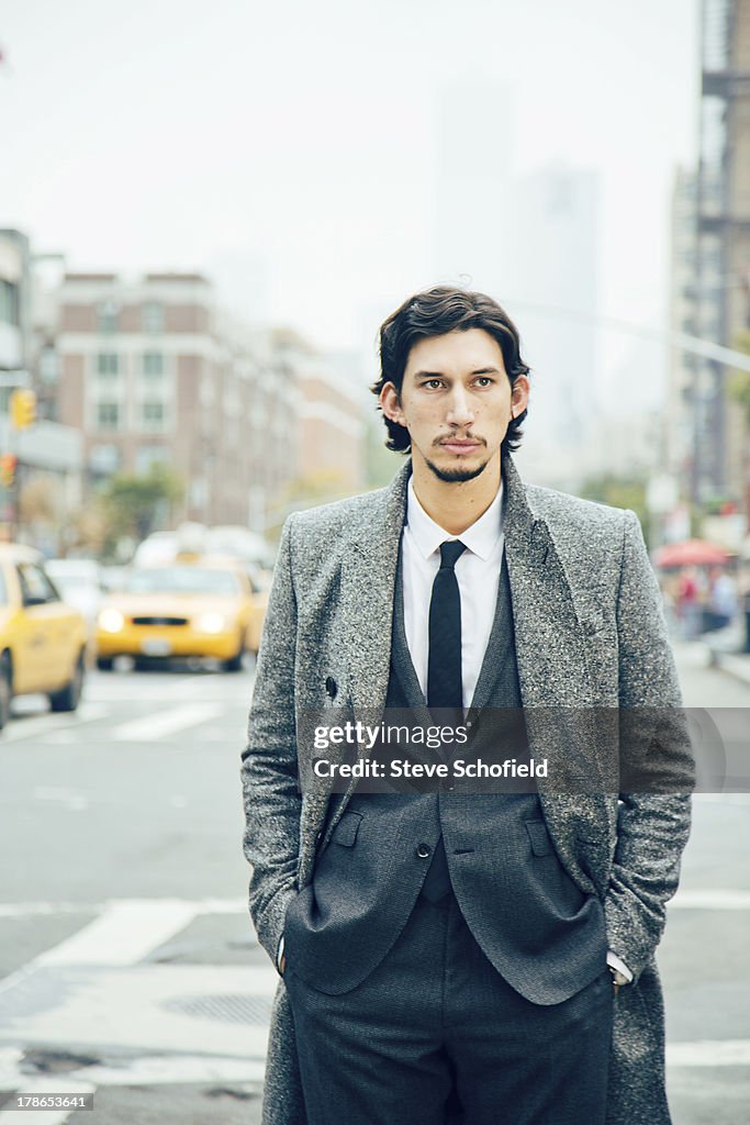 Driver Actor Actor Adam Driver is photographed for Vogue magazine on October 4 ...
