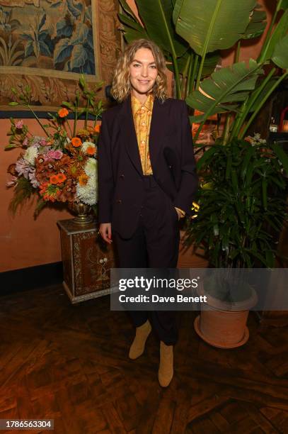 Arizona Muse attends the Kama Ayurveda dinner to celebrate the brand's UK launch. Hosted at The Belvedere, Holland Park on November 16, 2023 in...