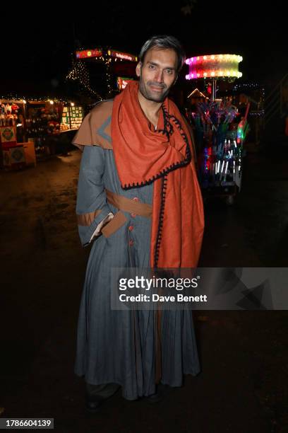 Jeetendr Sehdev attends the opening night of Winter Wonderland at Hyde Park on November 16, 2023 in London, England.