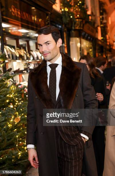 Mark-Francis Vandelli attends the unveiling of Burlington Arcade's 2023 Christmas with Andrew Lloyd Webber on November 16, 2023 in London, England.