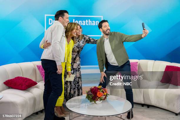 Jonathan Scott, Hoda Kotb, Jenna Bush Hager and Drew Scott on Thursday, November 16, 2023 --