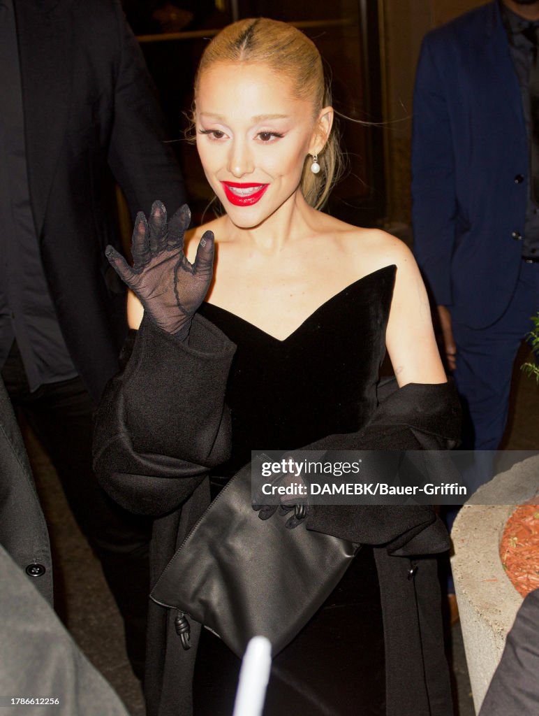 Celebrity Sightings In New York - November 16, 2023