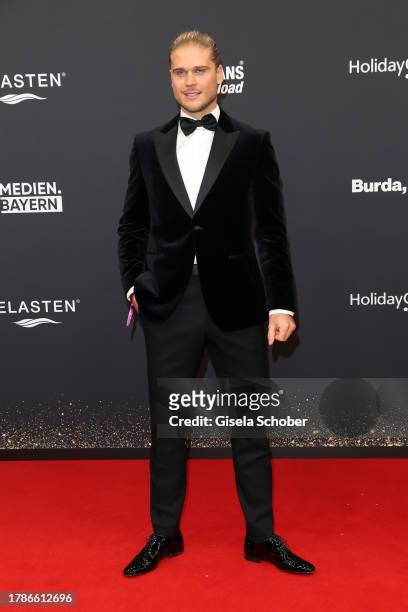 Rurik Gislason during the 75th Bambi Awards at Bavaria Filmstadt on November 16, 2023 in Munich, Germany.