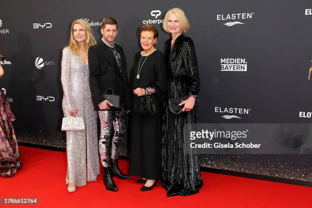Christian Beck, Evi Brandl, Sibylle Schoen during the 75th Bambi Awards at Bavaria Filmstadt on November 16, 2023 in Munich, Germany.