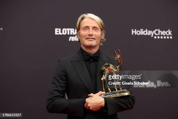 Mads Mikkelsen during the 75th Bambi Awards at Bavaria Filmstadt on November 16, 2023 in Munich, Germany.