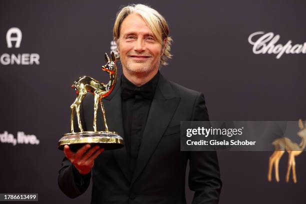 Mads Mikkelsen during the 75th Bambi Awards at Bavaria Filmstadt on November 16, 2023 in Munich, Germany.