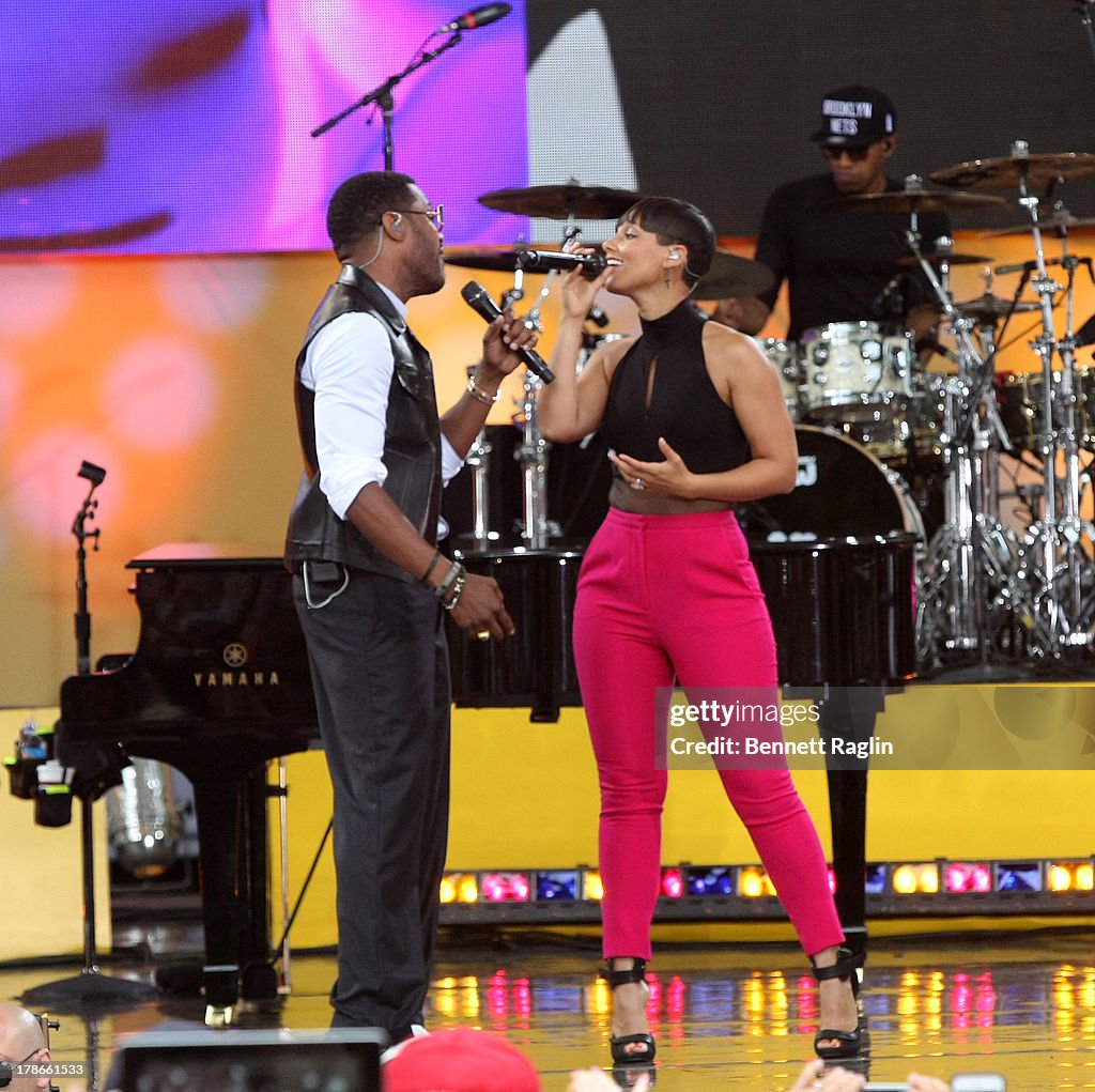 Alicia Keys Performs On ABC's "Good Morning America"