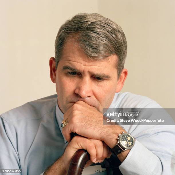 Former US Marine Corps Lieutenant Colonel Oliver North photographed during a book promotion tour for his first book "Under Fire: An American Story",...