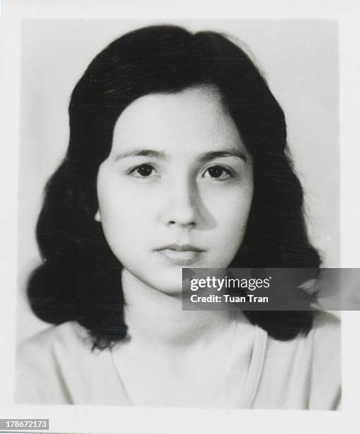 portrait of young vietnamese woman - saigon 1975 stock pictures, royalty-free photos & images