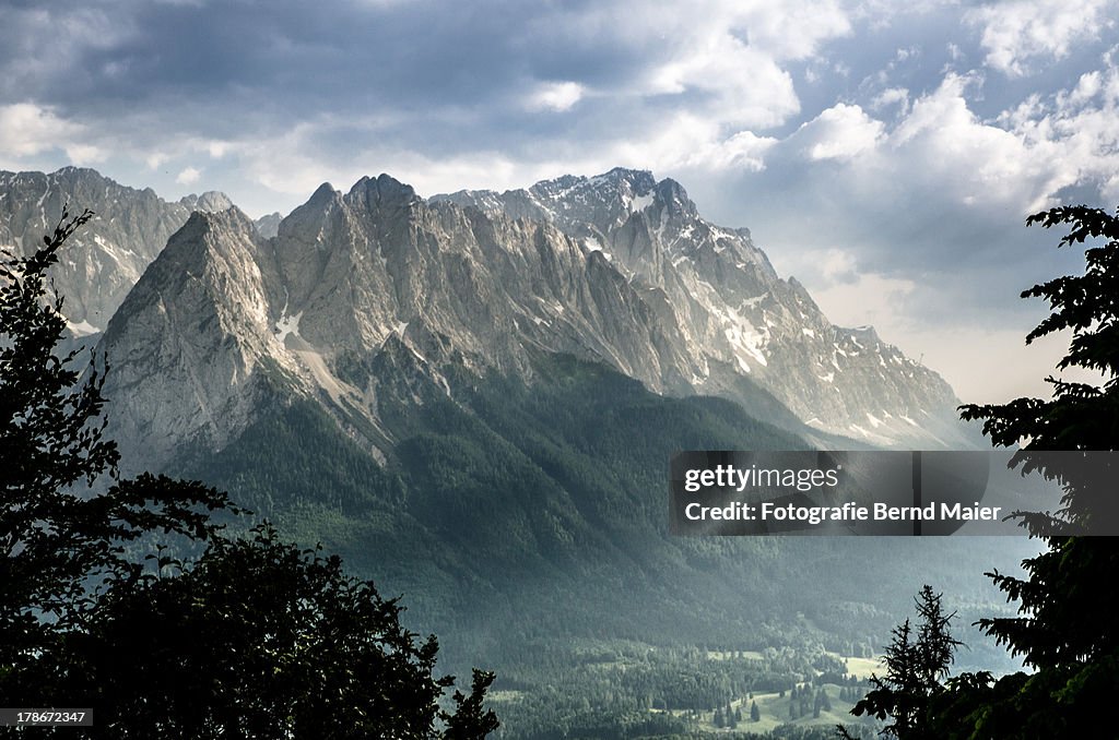 Die Zugspitze in Garmisch
