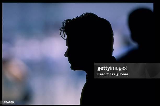 Jeff Gordon looks on during qualifications for the Mountain Dew Southern 500 at Darlington Raceway in Darlington, South Carolina. Mandatory Credit:...