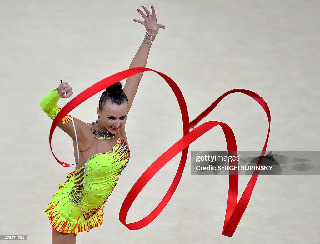 GYMNASTICS-RHYTMIC-UKR-WORLD-CHAMPIONSHIP