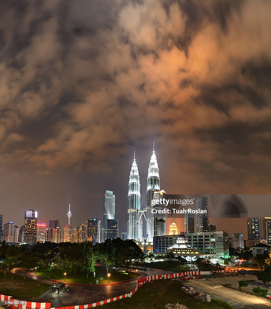 KLCC night scape