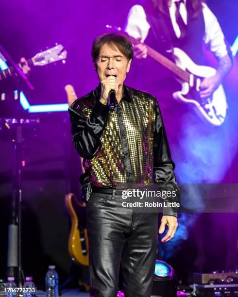 Sir Cliff Richard performs at Eventim Apollo on November 10, 2023 in London, England.