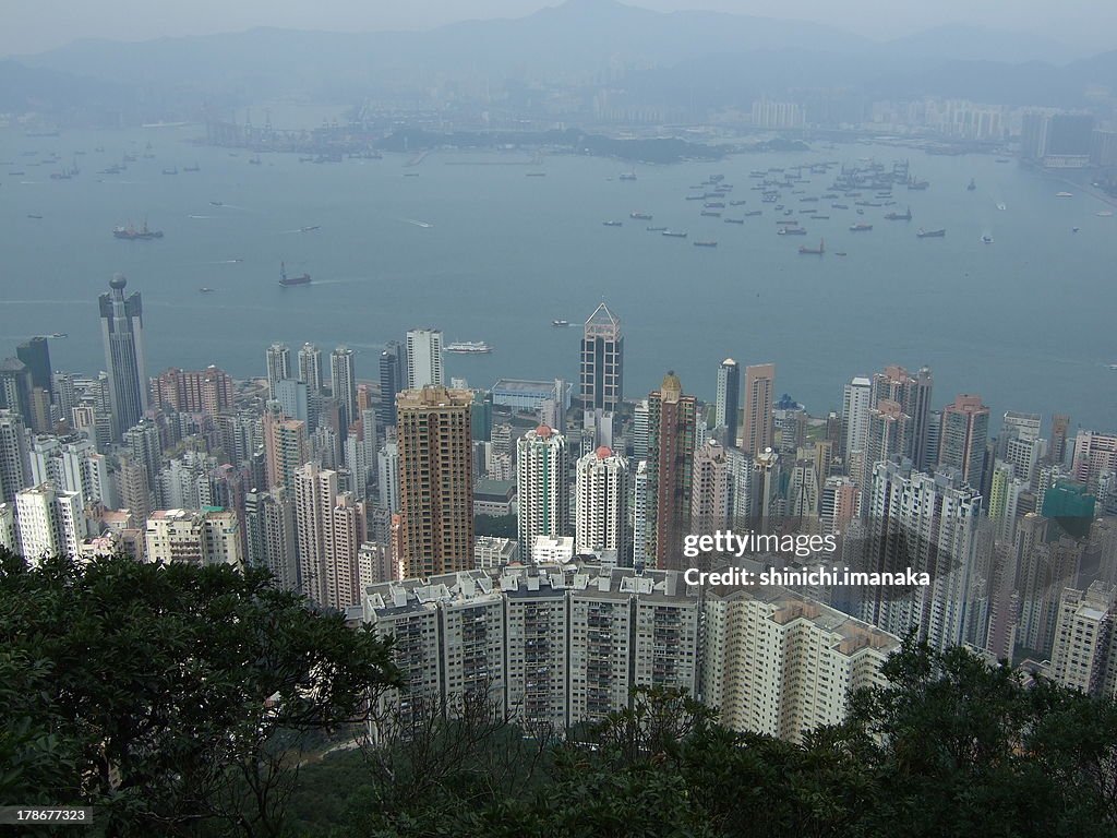 Victoria Harbour in Hong Kong